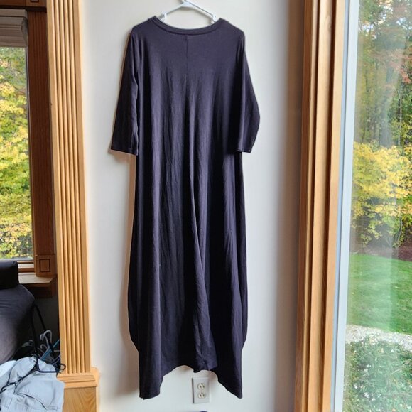 Zenana Premium Black Angled Long Tunic Jersey Size Large - Picture 14 of 16